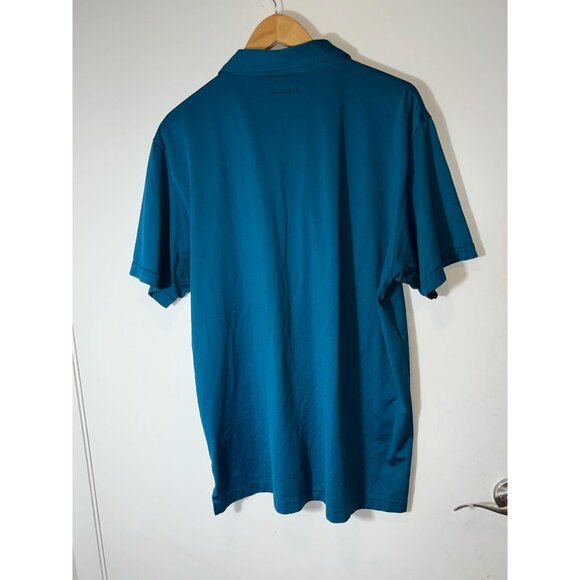 Travis Mathew Mens Teal Polo Shirt XXL - Picture 5 of 6